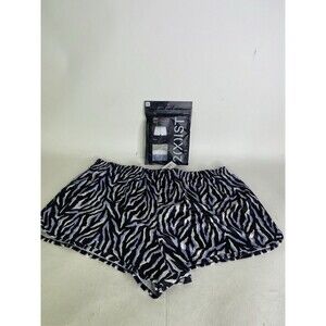 2xist Sexy Sliq Silkie Silkies Zebra Print Boxer Shorts Underwear Mens Size XL